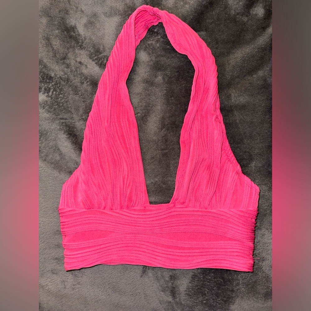 Pink Halter Top